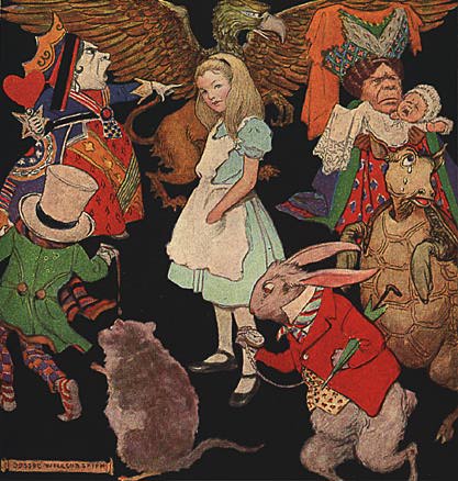 Alice Wonderland on Classic   Alice In Wonderland   Chapter 12   Multiple Illustrators